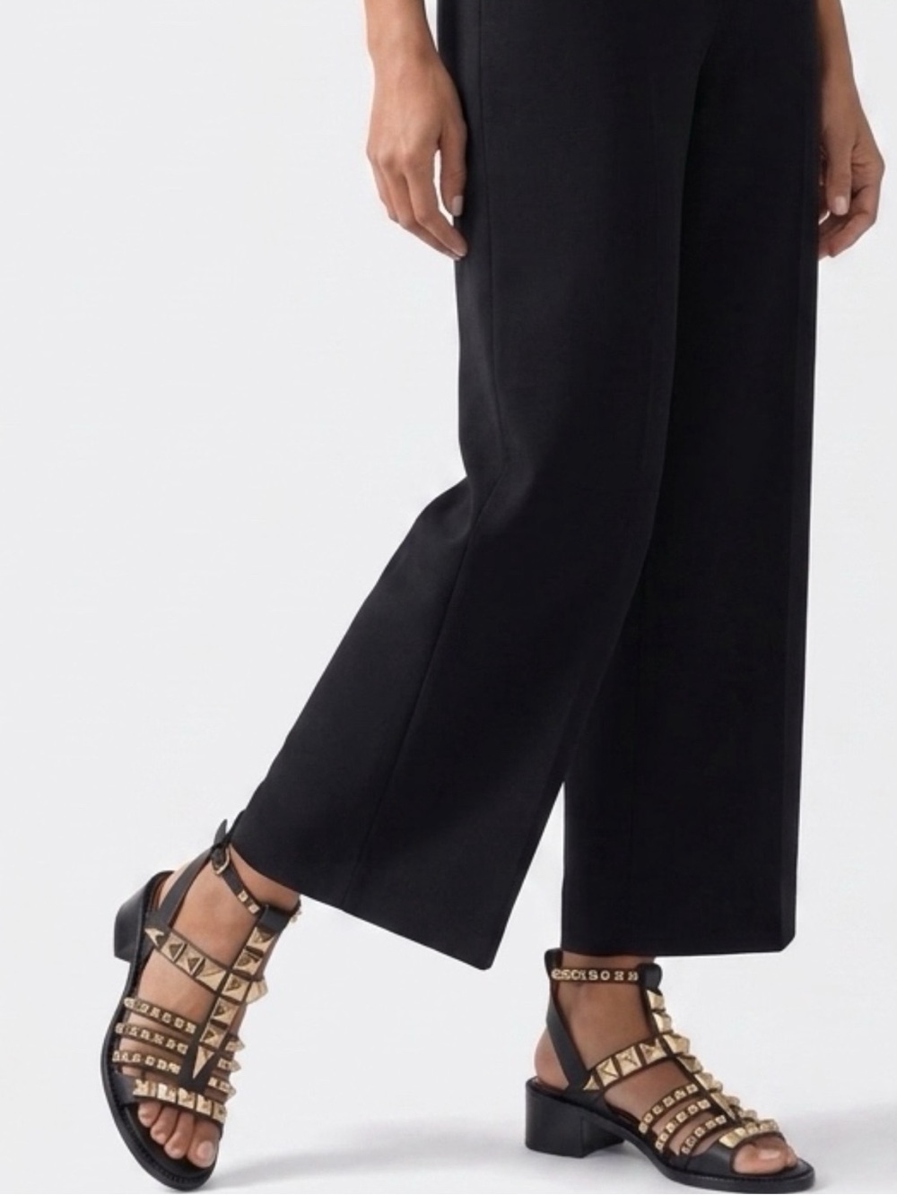 Black Studded Gladiator Sandals - Givenchy